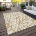 thumbnail image 6 of Addison Rugs Chantille Indoor/Outdoor Transitional Abstract Gold Washable Rectangle Rug, 2'6" x 3'10", 6 of 6