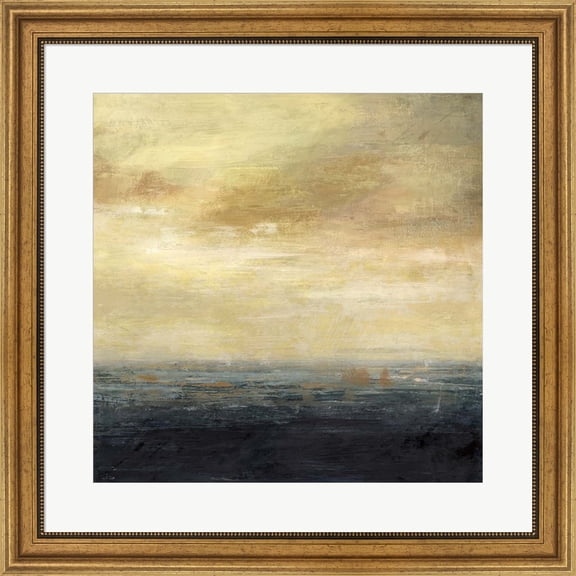 Great Art Now Black Sea by Suzanne Nicoll, Framed Wall Art, 26W x 26H