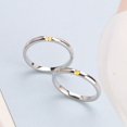 thumbnail image 6 of Electroplated 18K Gold Couple Ring With White Copper Finish Unisex Fashion Band For Everyday Wear Or Gift Idea, 6 of 6