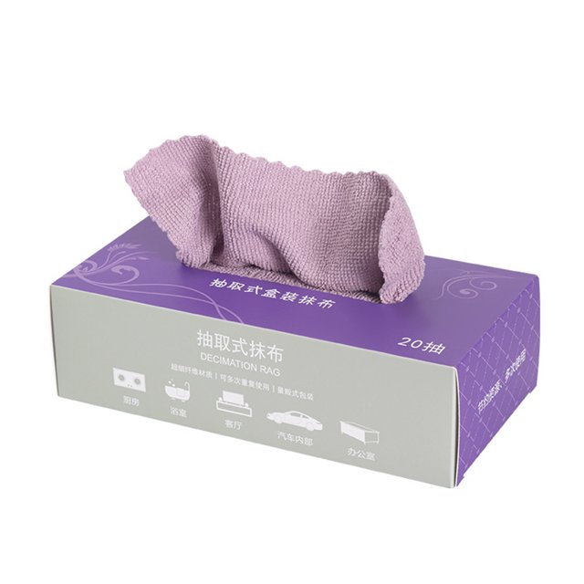 LCXmlly Spacesaving Super Absorbent Microfiber Cleaning Cloths Wet and Dry Use for Versatile Cleaning Needs (20Pcs/Box)