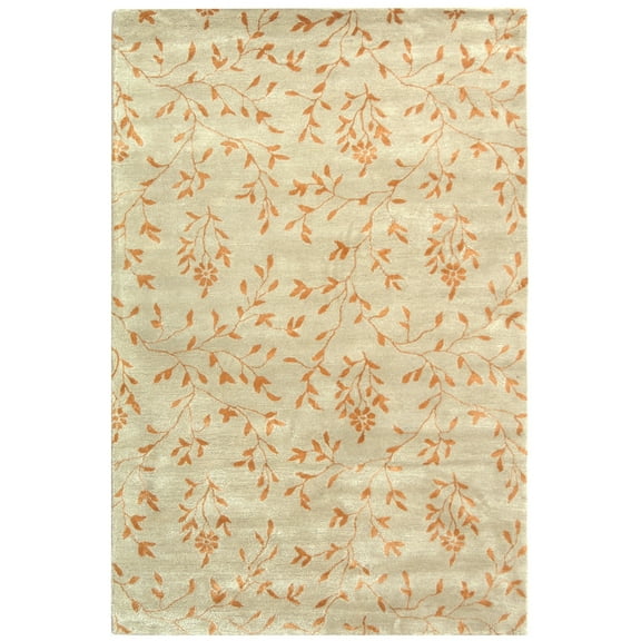 SAFAVIEH Soho Arthur Floral Area Rug, Beige/Orange, 3'6" x 5'6"