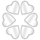 thumbnail image 5 of 6 fundas de espejo para teléfono, espejos adhesivos para teléfono celular con cinta adhesiva, espejos con marco de diamantes de imitación para niñas y viajes., 5 of 8