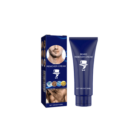 Private Hair Removal Cream for Men, Easy & Effective Painless Depilatory Cream for Manscaping Unwanted Coarse Male Hair, for All Skin Types