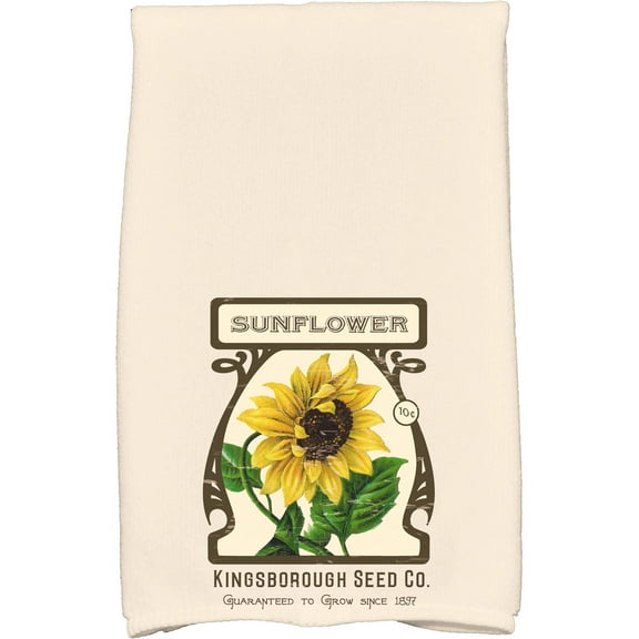Simply Daisy 18" x 30" Sunflower Floral Print Kitchen Towel
