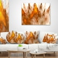 thumbnail image 4 of Designart Brown Fractal Crystals Design - Abstract Throw Pillow - 12x20, 4 of 5