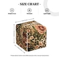 thumbnail image 4 of Naloa Animal Leopard Tissue Box Cover Leather Tissue Holder Square Facial Tissue Case for Bathroom, Vanity Countertop, Tabletop, Car, 4 of 7
