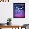 thumbnail image 3 of Galatians 2:20 Wall Art Canvas,Bible Verse Christian Canvas Painting Wall Decor for Christian Home Office Bedroom, 3 of 6