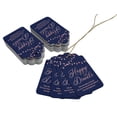 thumbnail image 3 of Inkdotpot Happy Diwali Bottle Tag Real Rose Gold Foil Favor Hang Tags 50 Pack, 3 of 6