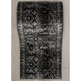thumbnail image 6 of Custom Size Runner - Choose Your Length - Argos Black Vintage Panel 27 Inches Wide x 12 Feet Long Runner Rug (27 in. x 12 ft.), 6 of 6