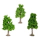 thumbnail image 4 of 3 piezas de paisaje de árbol en miniatura para paisaje de ferrocarril en miniatura árbol en forma de torre, 4 of 9