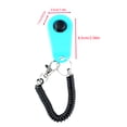 thumbnail image 4 of Clicker de adiestramiento para perros, Clicker de adiestramiento interactivo Universal para mascotas con correa y anillo largos negros para la muñeca, 4 of 8