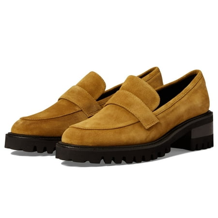 Aerosoles Women's Ronnie Loafer, Dark Wheat Suede, 10