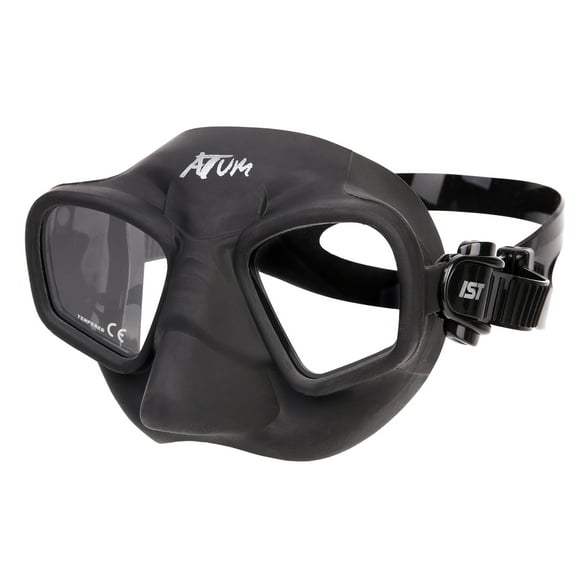 IST Low Volume Dive Mask with Matte Black Finish