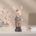 thumbnail image 4 of Cute Rabbit Statue Figurines Animal Sculpture Craft Wedding manual measurement., 4 of 9