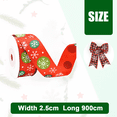 thumbnail image 2 of Ribbon Christmas Wrapping Ribbon Christmas Crafts Decoration Ribbon for Festive Home Decorations, 2 of 5
