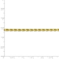 thumbnail image 5 of 10K Yellow Gold 3.5mm Handmade Diamond Cut Rope Chain 20 Inch, 5 of 5