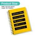 thumbnail image 2 of NineLeaf 3 Pack Compatible for Brother P-touch TZe-354 TZe354 TZ-354 TZ354 24mm 1 Inch Gold on Black Laminated TZe TZ Label Tape 0.94" x 26.2ft, 2 of 7