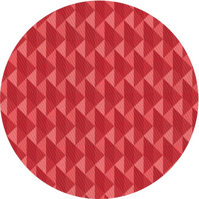 Ahgly Company Tapis d'Intérieur Lavable en Machine Carré Rouge, 3 Pieds Carré