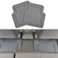 thumbnail image 5 of Motor Trend Performance Plus Rubber Car Floor Mats - Heavy Duty Semi-Custom All-Weather Liners - 4pc Set, 5 of 9