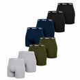 thumbnail image 3 of Boxer Deportivo Wilson para Hombre Rib Multicolor, 8 Piezas, Talla CH, 3 of 4