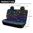 thumbnail image 4 of Psesaysky Rainbow Gradient Stars Pattern Rear Seat Covers for SUV, 2pcs Non-Slip Bottom Cushion Covers Durable Scratch Proof Back Seat Protectors, 4 of 4