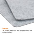 thumbnail image 4 of Uxcell 8x8" Mouse Pad, 2 Pack Dual Side Soft Smooth Desk Pad Writing Mat, Gray, 4 of 6