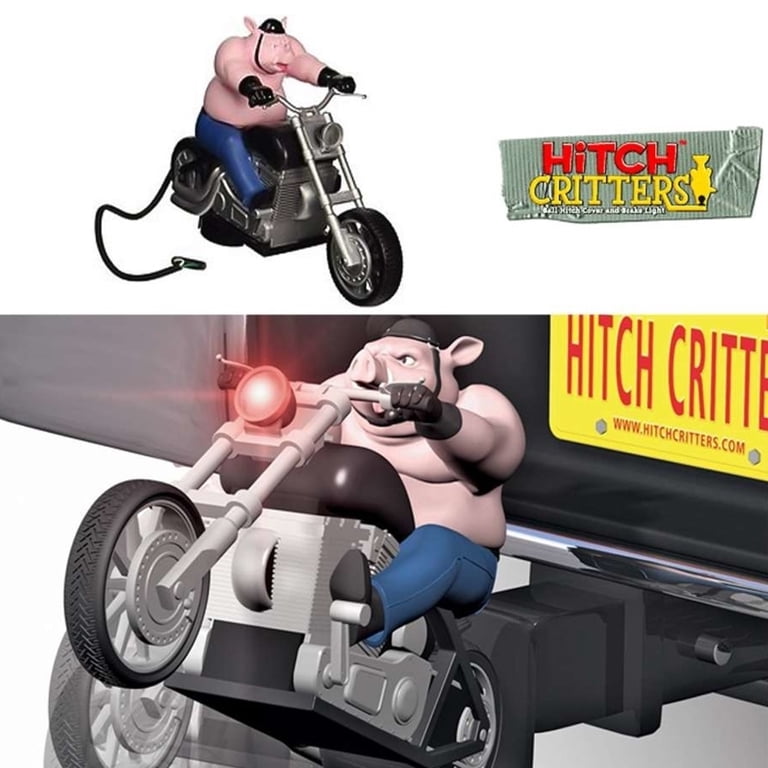 Hitch critters BAD DOG ヒッチメンバー ヒッチアクセサリー Hitch Critters Animated Ball Hitch Cover and Brake Light - Wheelie