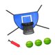 thumbnail image 5 of Juego de aro de baloncesto para trampolín, portería de baloncesto, impermeable, fácil de montar, accesorios para trampolín para niños, adultos y Verde, 5 of 8