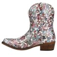 thumbnail image 3 of Roper Womens Ingrid Floral Snip Toe Cowboy  Ankle Boots, 3 of 5