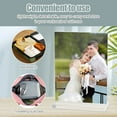 thumbnail image 5 of 4 Pack Acrylic Picture Frame 4x6 inches Clear Plastic Picture Frames Holder Standing Double Sided Picture Desktop Display for Photo Home Office, 5 of 7