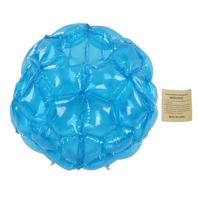 Pelotas de colisión inflables de PVC para golpear, juguete para jugar al aire libre en equipo para niños y adultos, 23,6 pulgadas, azul claro