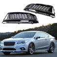 thumbnail image 4 of 1 par de cubierta de rejilla de parrilla de luz antiniebla delantera de coche, para accesorios Audi A4 8W0807681K, fácil de instalar Negro Macarena Rejilla de luz de niebla, 4 of 6