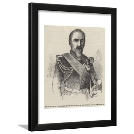 Imperial Commander - General Camou, Commander of the 2nd Division of the Imperial Guard Framed Print Wall Art