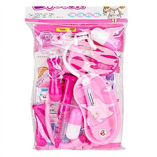 KAIYANG YQ4777-85 Juego de juguetes médicos de simulación de doctor, juguete de simulación portátil para niños, azul, rosa y multicolor