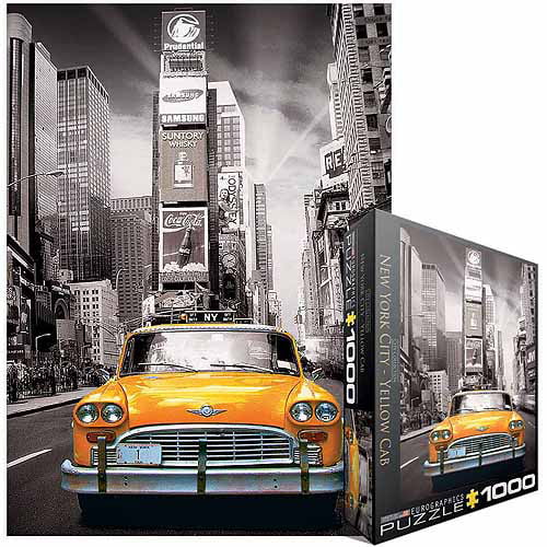 Eurographics Puzzlespiel 1000 Stück New York Yellow Cab eg60000657 