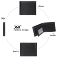 thumbnail image 3 of LOUEBICA Wallet for Men Leather RFID Blocking Bifold Stylish Wallet Minimalist Front Pocket Large Capacity, 3 of 6