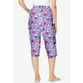 thumbnail image 2 of Dreams & Co. Plus Size Knit Sleep Capri, 2 of 4