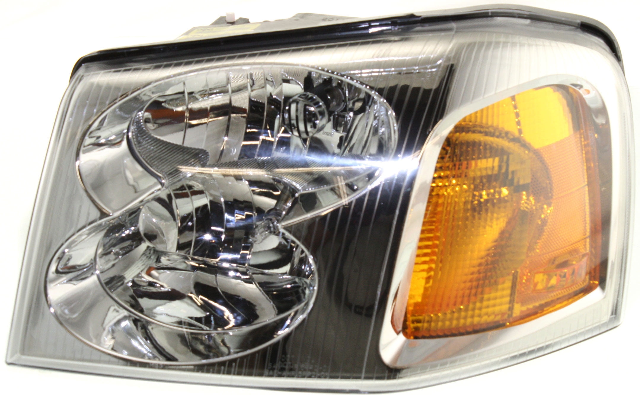 Headlight Assembly Compatible with 2002-2009 GMC Envoy Halogen Passenger and Driver Side 