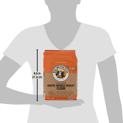 King Arthur Flour White Whole Wheat Flour 5 lb. Bag