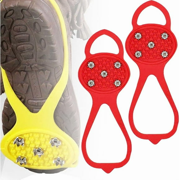 2026 New Non-Slip Ice Cleats with 5 Tooth Steel Nails for Hiking