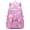 Pink, Blue, Purple, variant on Lightweight Large Capacity Gradient Star Print Backpack Soft Padded Straps School Daypack for Students
