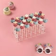 thumbnail image 6 of Ongmies Cake Pop Stand, 21-Hole Acrylic Lollipop Display Stand – Clear Cake Pop Holder for Weddings, Birthdays, 21 Holes Lollipop Holder, 6 of 9