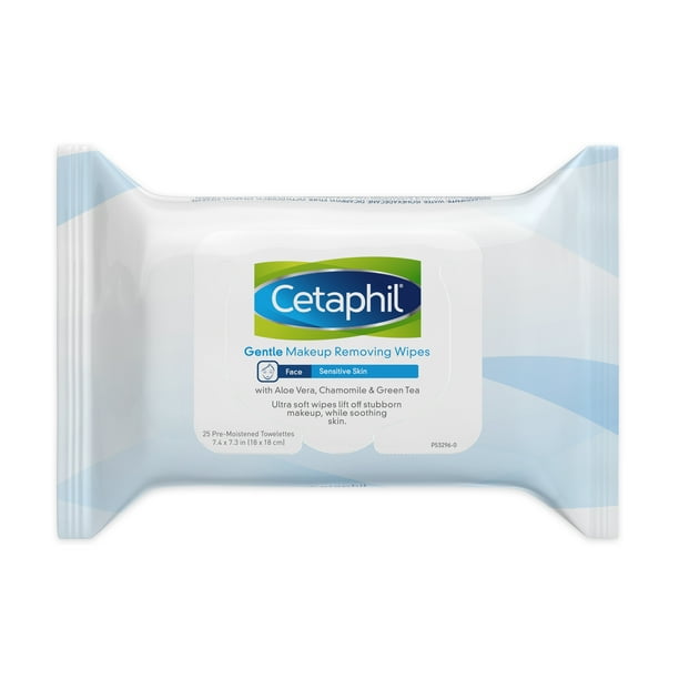 Cetaphil Gentle Makeup Removing Wipes, 25 Wipes