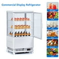thumbnail image 2 of Aoile 2.1 Cu.Ft Commercial Refrigerated Display Case, Single Door Countertop Display Refrigerator with LED Lighting, 2 of 8
