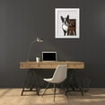 thumbnail image 3 of Fab Funky 20x24 White Modern Wood Framed Museum Art Print Titled - Boston Terrier Photographer, 3 of 4