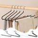 thumbnail image 1 of Percha para pantalones en forma de Z: perchero antideslizante resistente para ropa para armario, organizador de almacenamiento para ahorrar espacio, pack de 5, 1 of 6