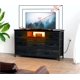 thumbnail image 5 of Mueble para televisor con 8 cajones, LED y enchufes, apto para televisores de 55 pulgadas. - Armario espacioso para dormitorios, salones y recibidores, con 22 modos de iluminación., 5 of 7