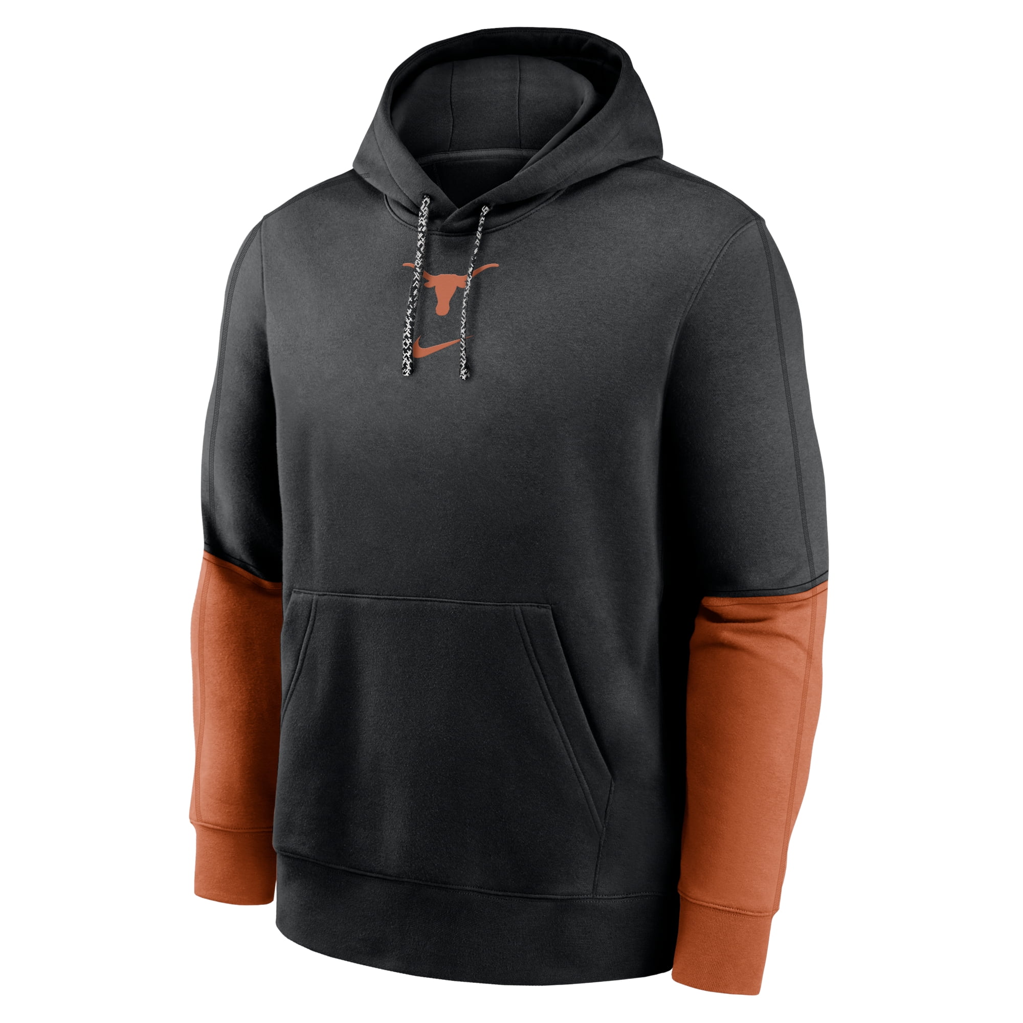 orange and black nike sweater