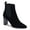 Black Suede, variant on Aqua College Womens Katlyn Suede Ankle Chelsea Boots