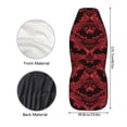 thumbnail image 6 of HUISEFOR Halloween Red Damask Car Seat Cover Breathable Car Front Seat Covers, Comfortable, Non Slip, Easy to Installation, Universal Size Fit for Most Cars SUV, 6 of 6